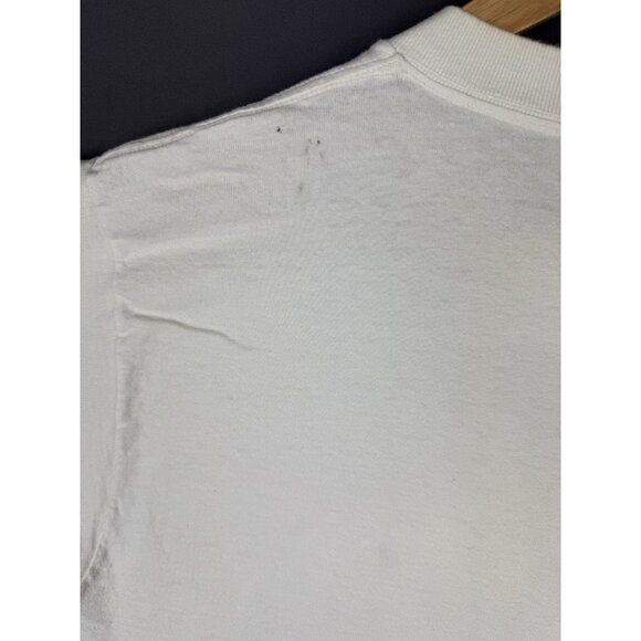 Vintage 90s New York City Big Apple World Trade Center Stitche Embroidered Art T - Picture 8 of 12